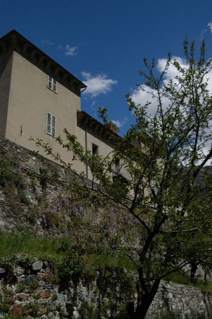 Château de Châtillon, plan des jardins du XVIIIe siècle.